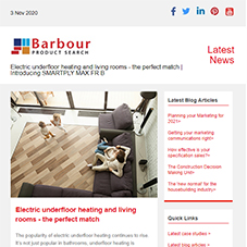 Electric underfloor heating and living rooms - the perfect match |  Introducing SMARTPLY MAX FR B